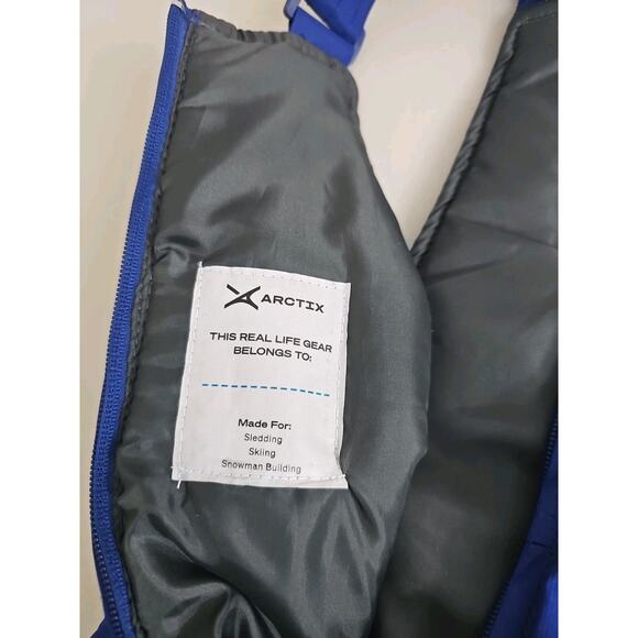 Arctix~Kids Size 5T~ Royal Blue Water Repellant Insulated Ski Snow Bib Overalls. - Picture 8 of 16